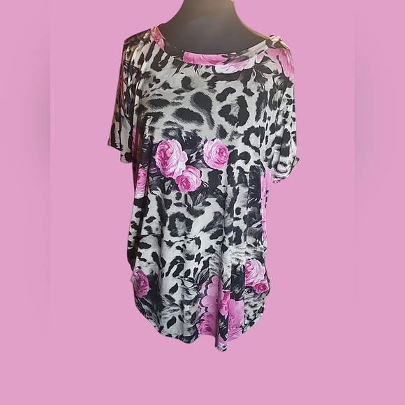 Floral Print Women's Top - Picture 1 of 2